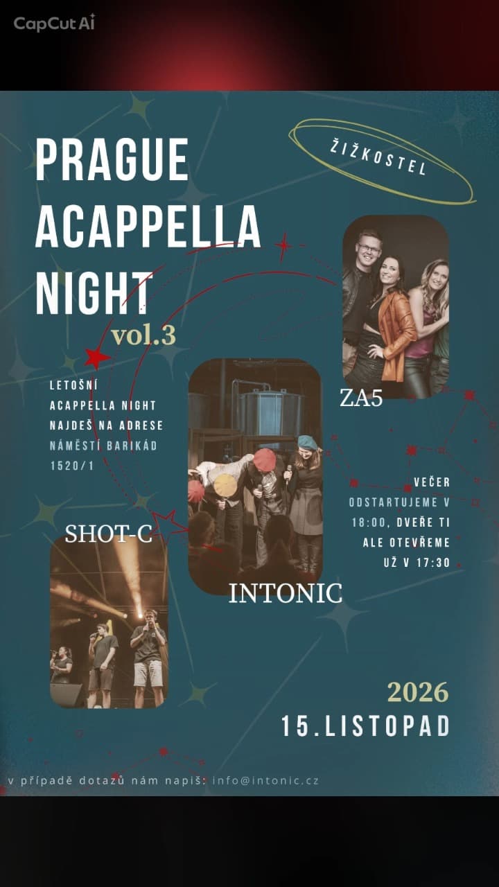 Prague Acappella Night vol. 3: už se nemůžeme dočkat!
